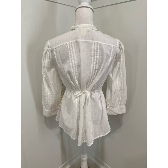 Neem NWT Ruth Top in White - Picture 6 of 9